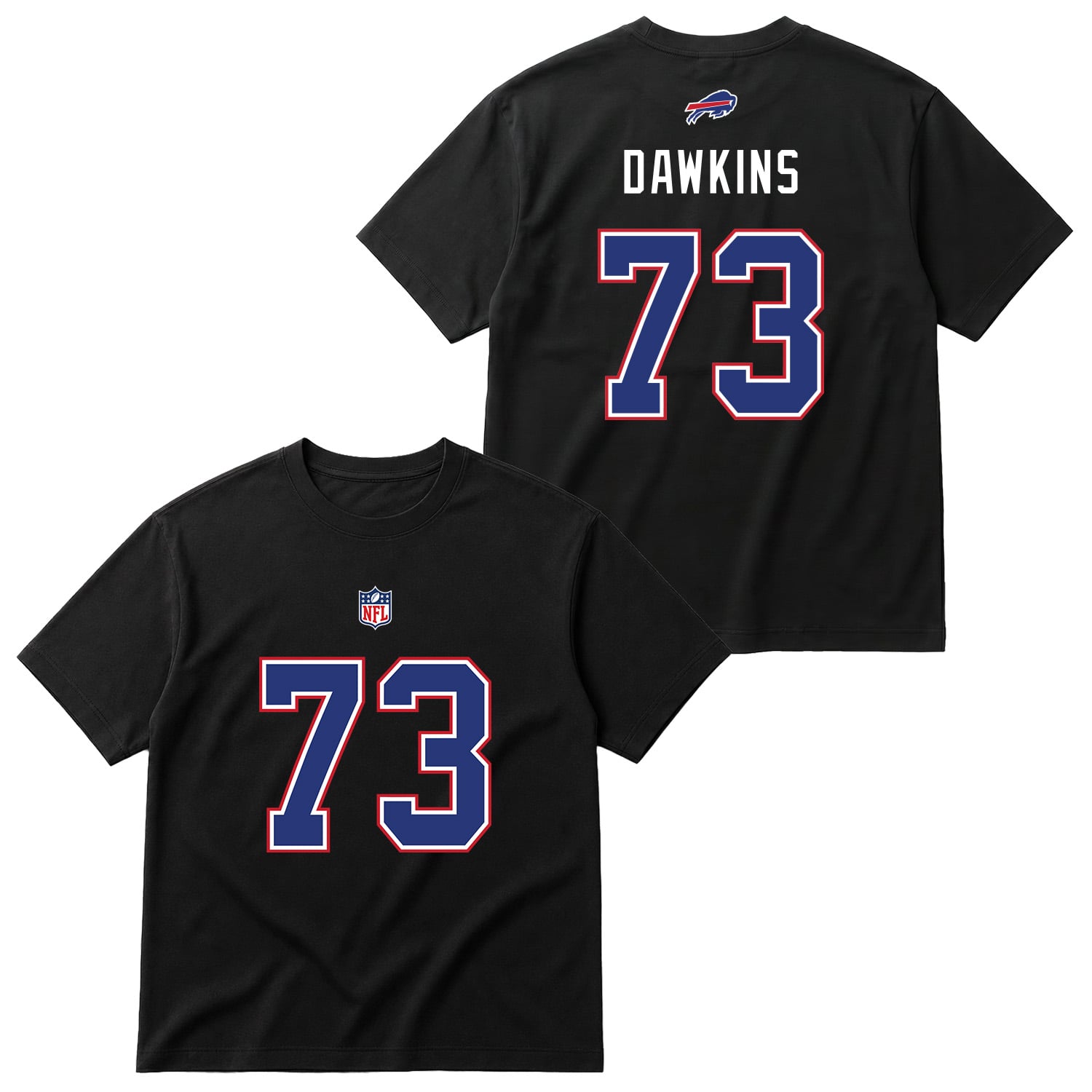 Dion Dawkins Bills Forma Oversize Tişört