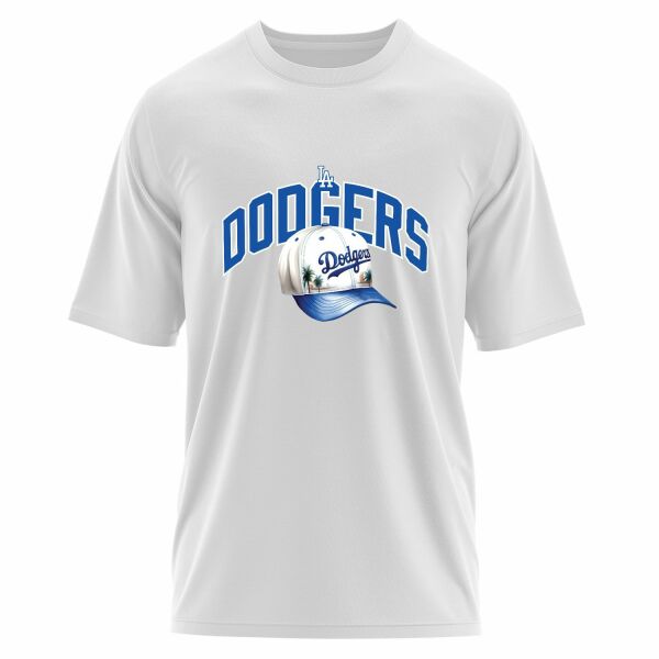 Welcome to California | Los Angeles Dodgers Oversize Tişört S - Beyaz