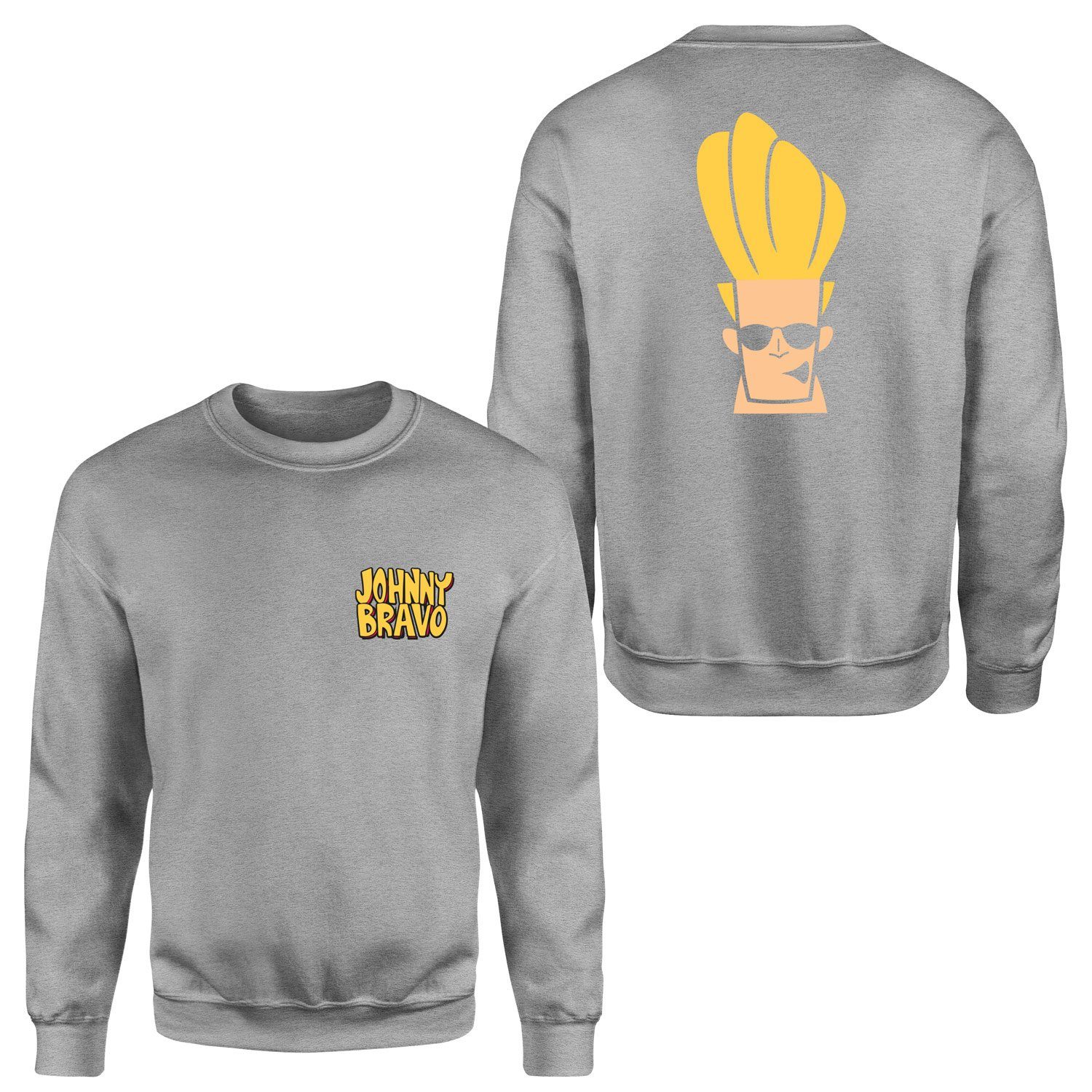 Woah Mamma | Johnny Bravo Sweatshirt M - Gri