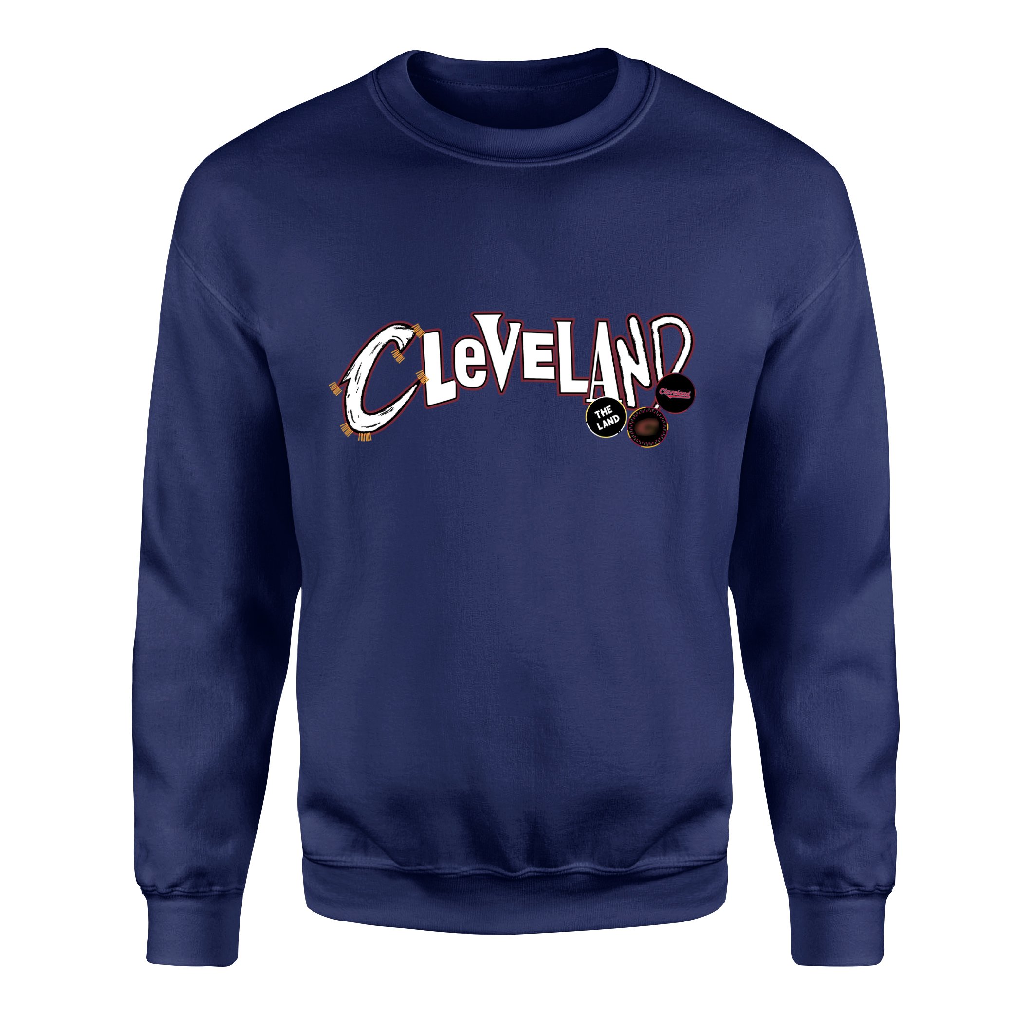 Cleveland The Land Sweatshirt XL - İndigo Mavisi