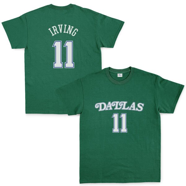 Kyrie Irving 11 Dallas Forma Tişört L - Nefti Yeşili