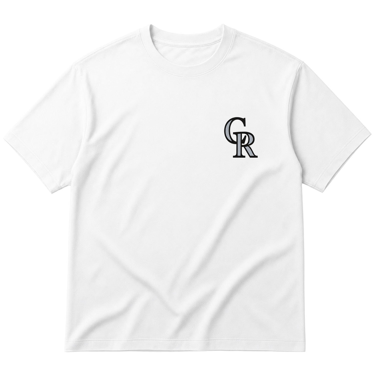 Colorado Rockies Oversize Tişört XL - Beyaz