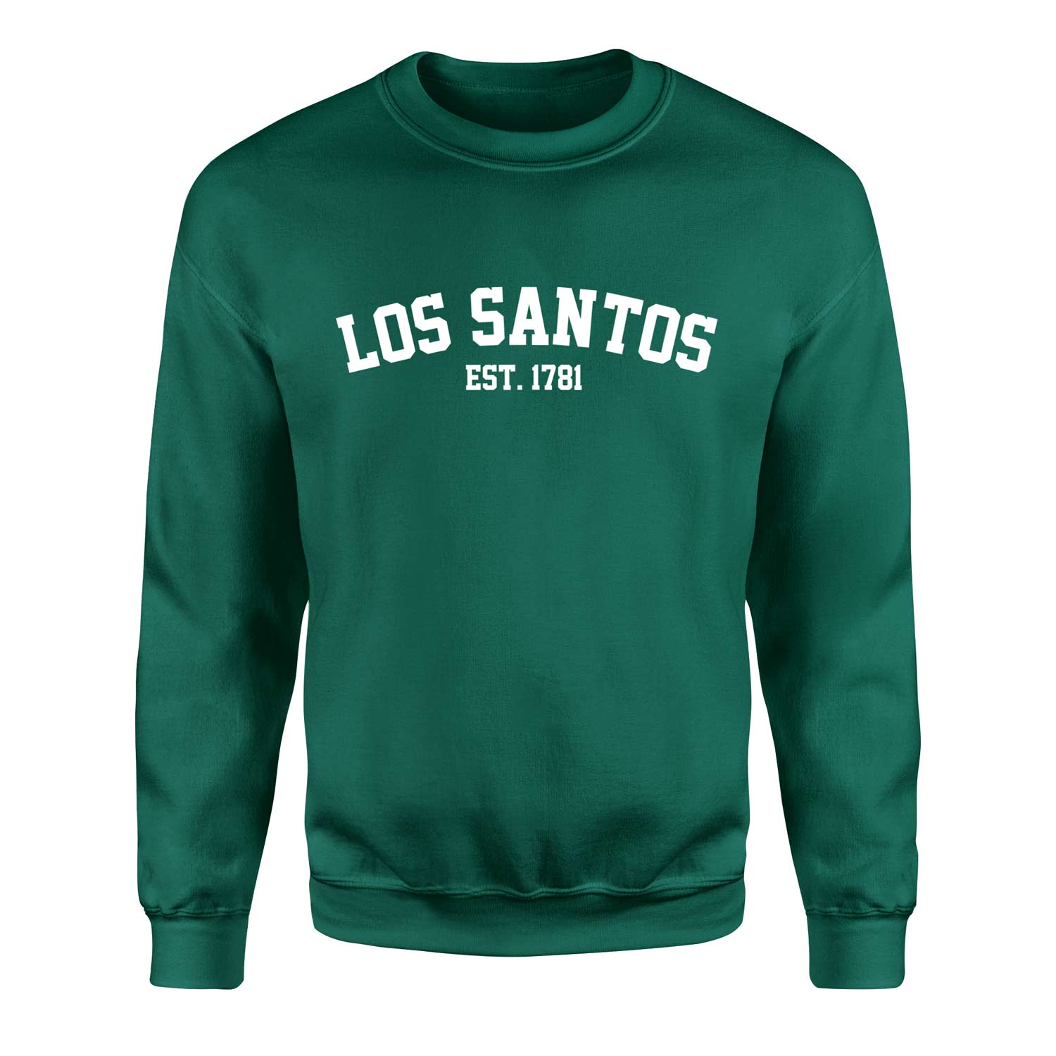 Los Santos EST 1781 Sweatshirt S - Nefti Yeşili