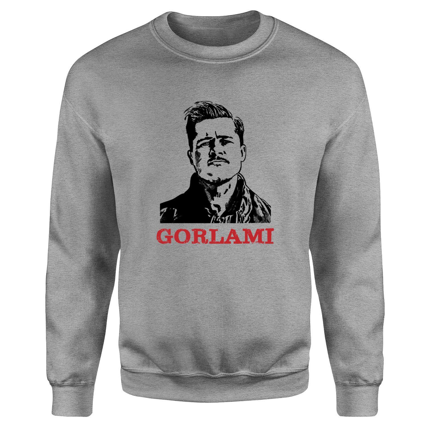 Gorlami | Brad Pitt Sweatshirt XXL - Gri