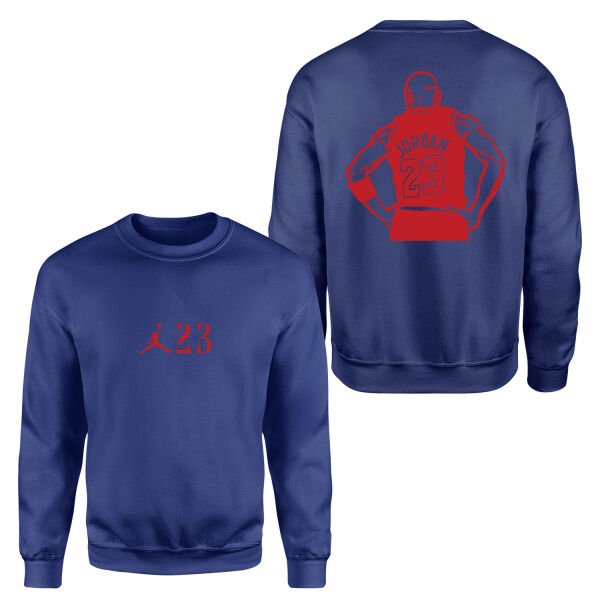 MJ 23 Unstoppable Red |  Air Jordan Sweatshirt S - İndigo Mavisi