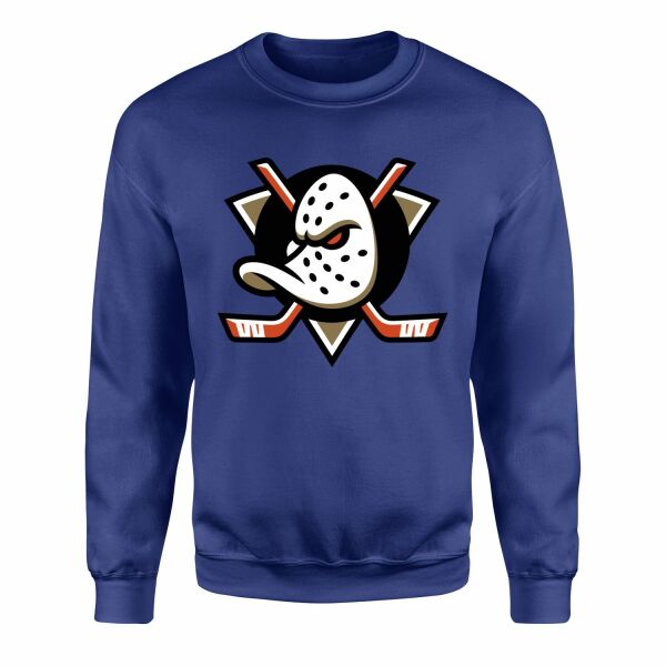 Anaheim Ducks Shield Sweatshirt XL - İndigo Mavisi