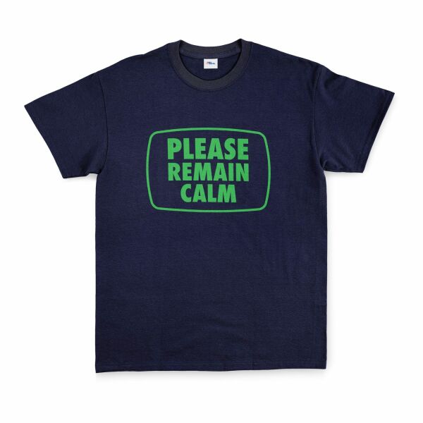 Please Remain Calm | Fallout Tişört S - Lacivert