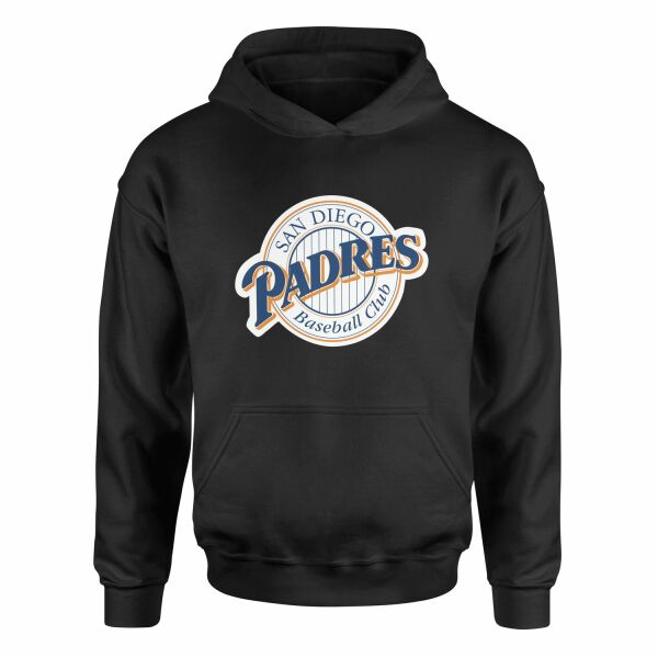 San Diego Padres Baseball Hoodie L - Siyah