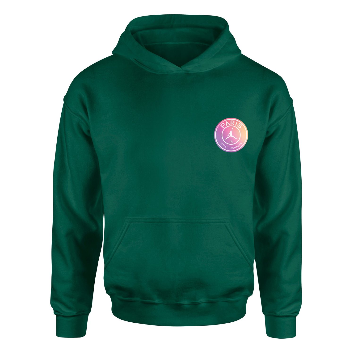 PSG X Air Jordan Gradient Hoodie XXL - Nefti Yeşili