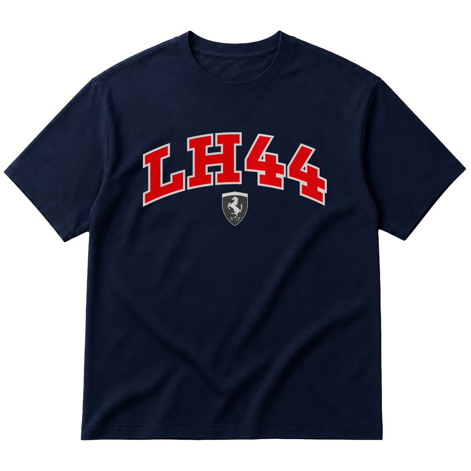 Lewis Hamilton 44 Muted Black Oversize Tişört