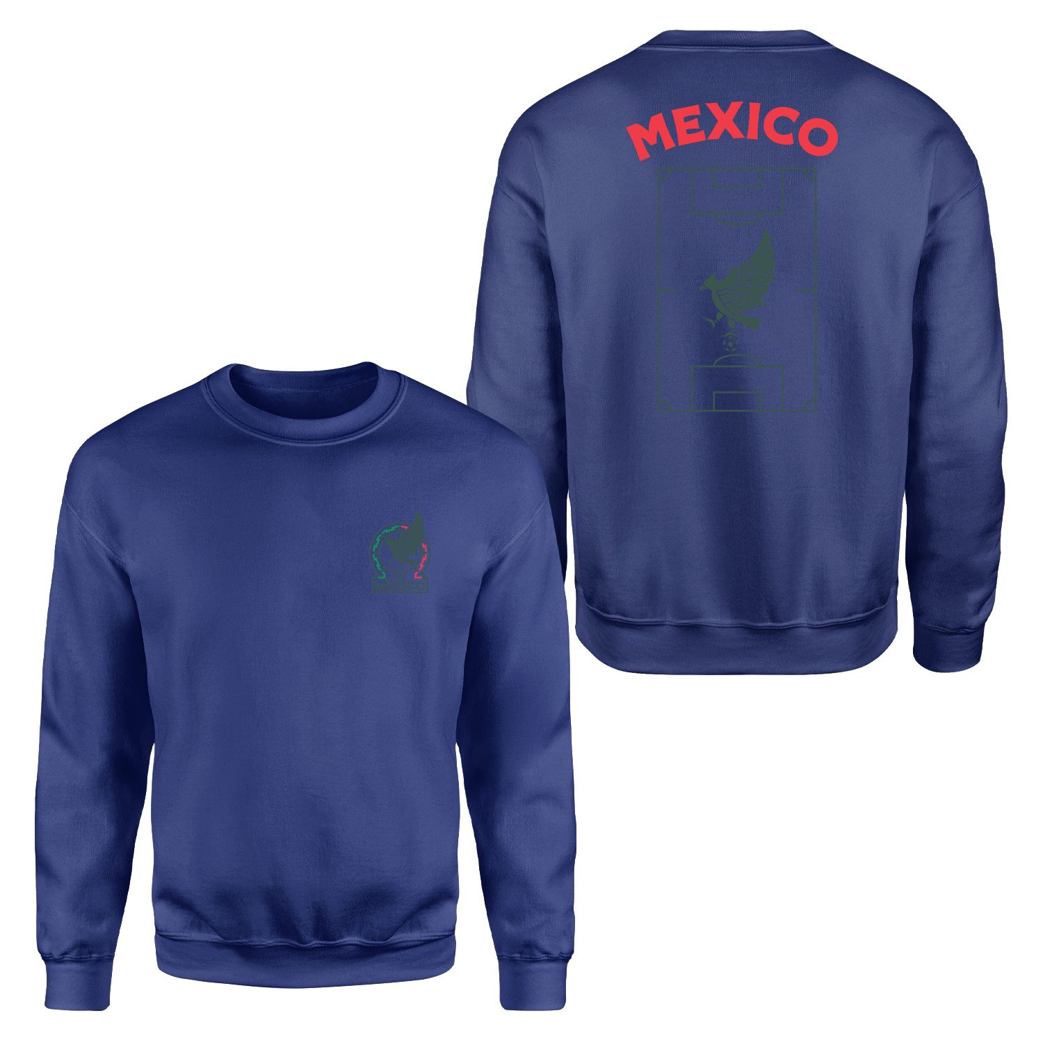 Meksika Dünya Kupası 2026 Sweatshirt L - İndigo Mavisi