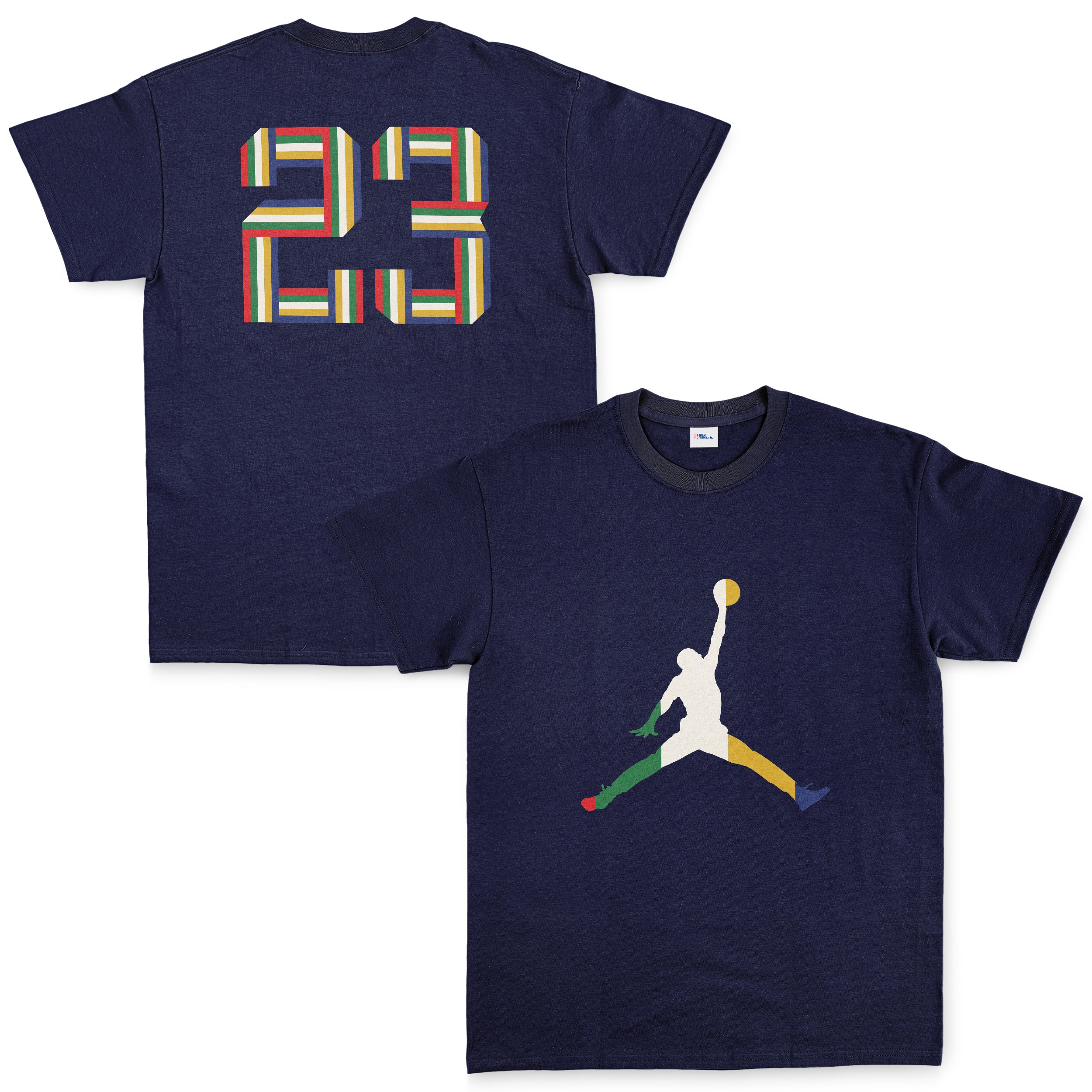 Air Jordan 23 PRISM Tişört S - Lacivert