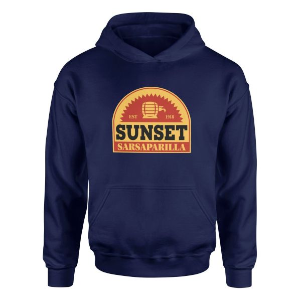 Sunset Sarsaparilla | Fallout Hoodie M - İndigo Mavisi