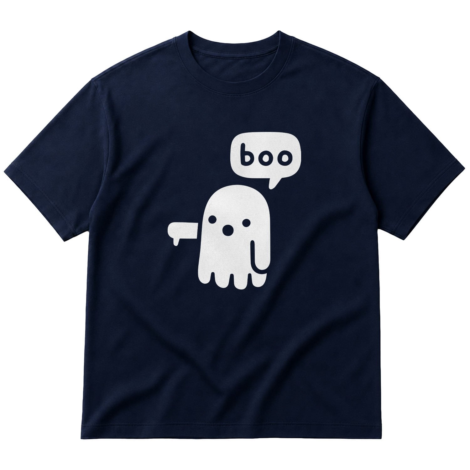 Boo! Oversize Tişört M - İndigo Mavisi