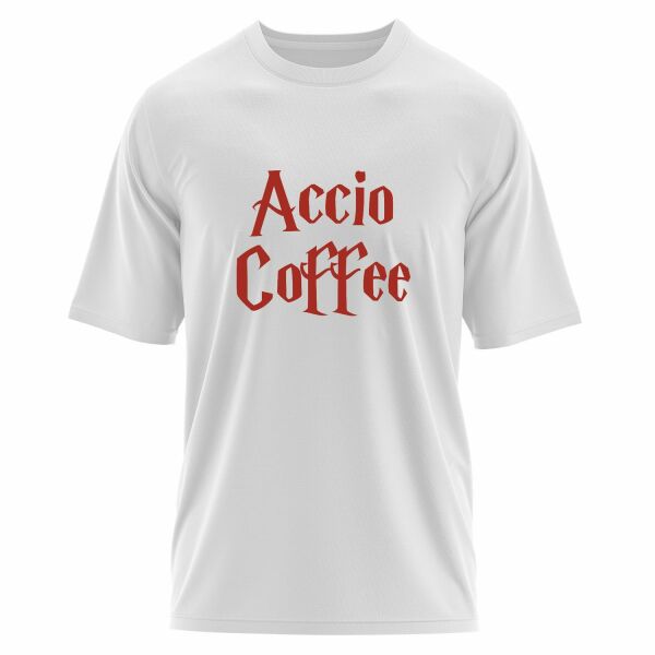Accio Coffee Oversize Tişört M - Beyaz