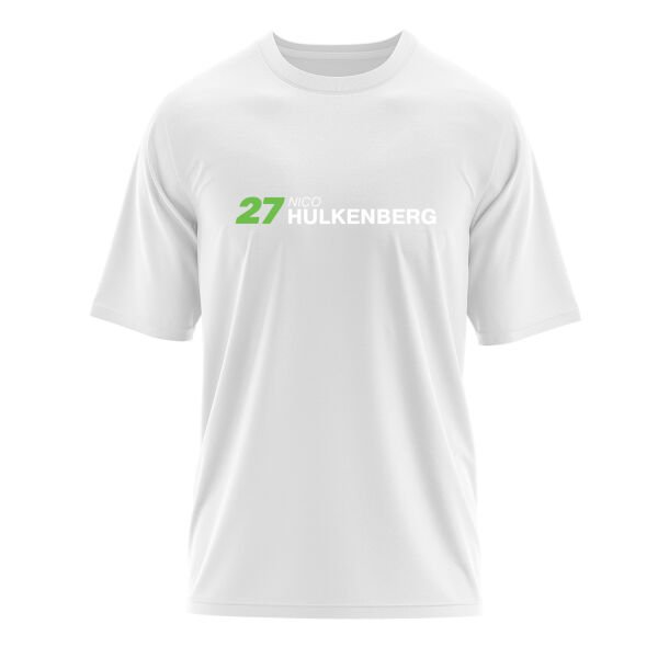 Nico Hülkenberg 27 Oversize Tişört L - Beyaz