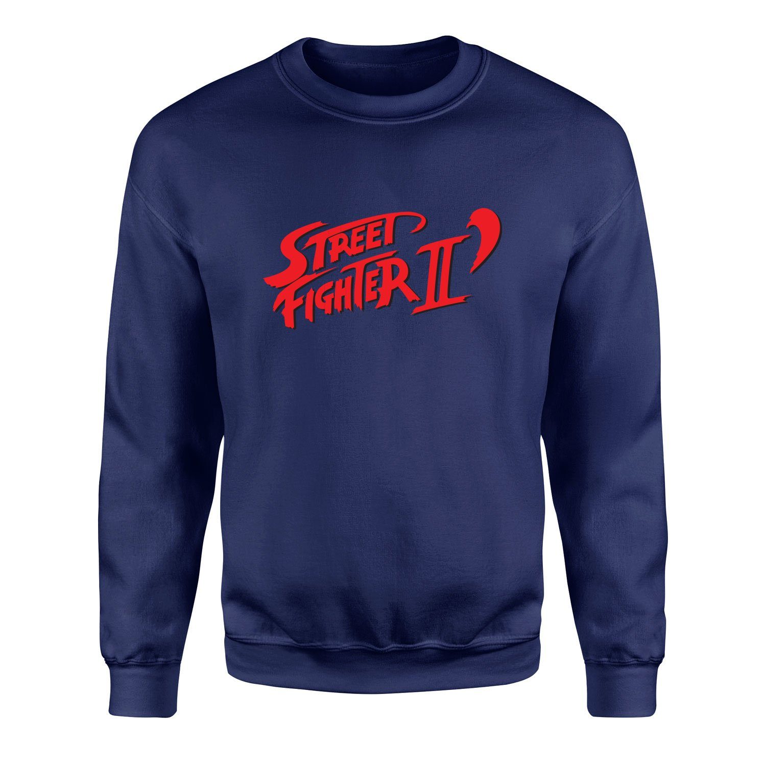 Street Fighter II Sweatshirt M - İndigo Mavisi