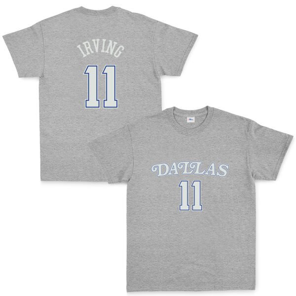 Kyrie Irving 11 Dallas Forma Tişört S - Gri