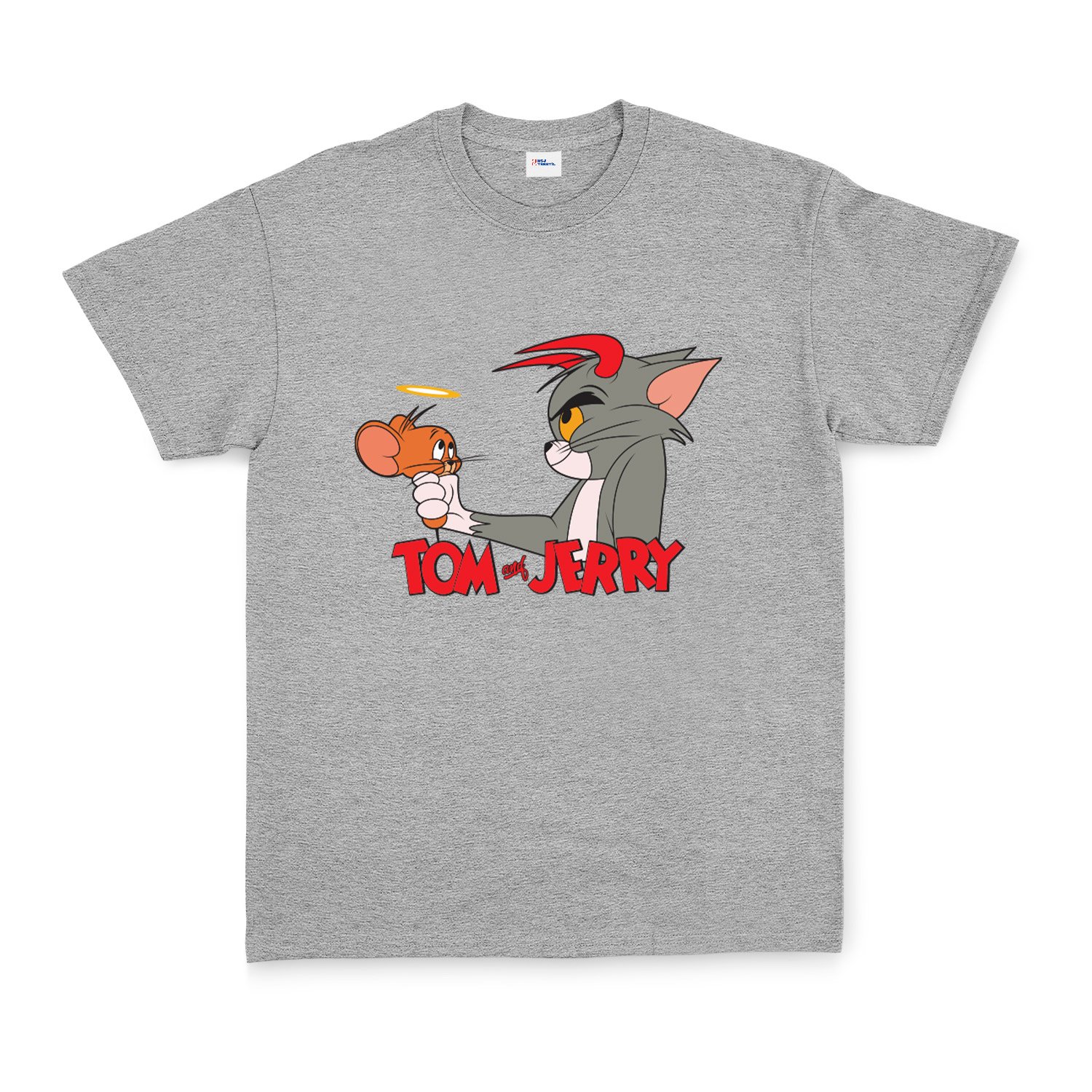 Tom & Jerry Tişört L - Gri