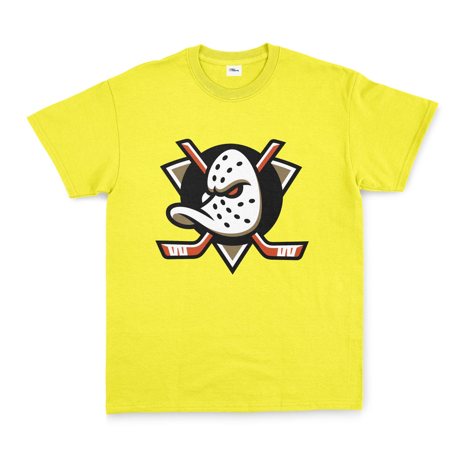 Anaheim Ducks Shield Tişört XL - Sarı