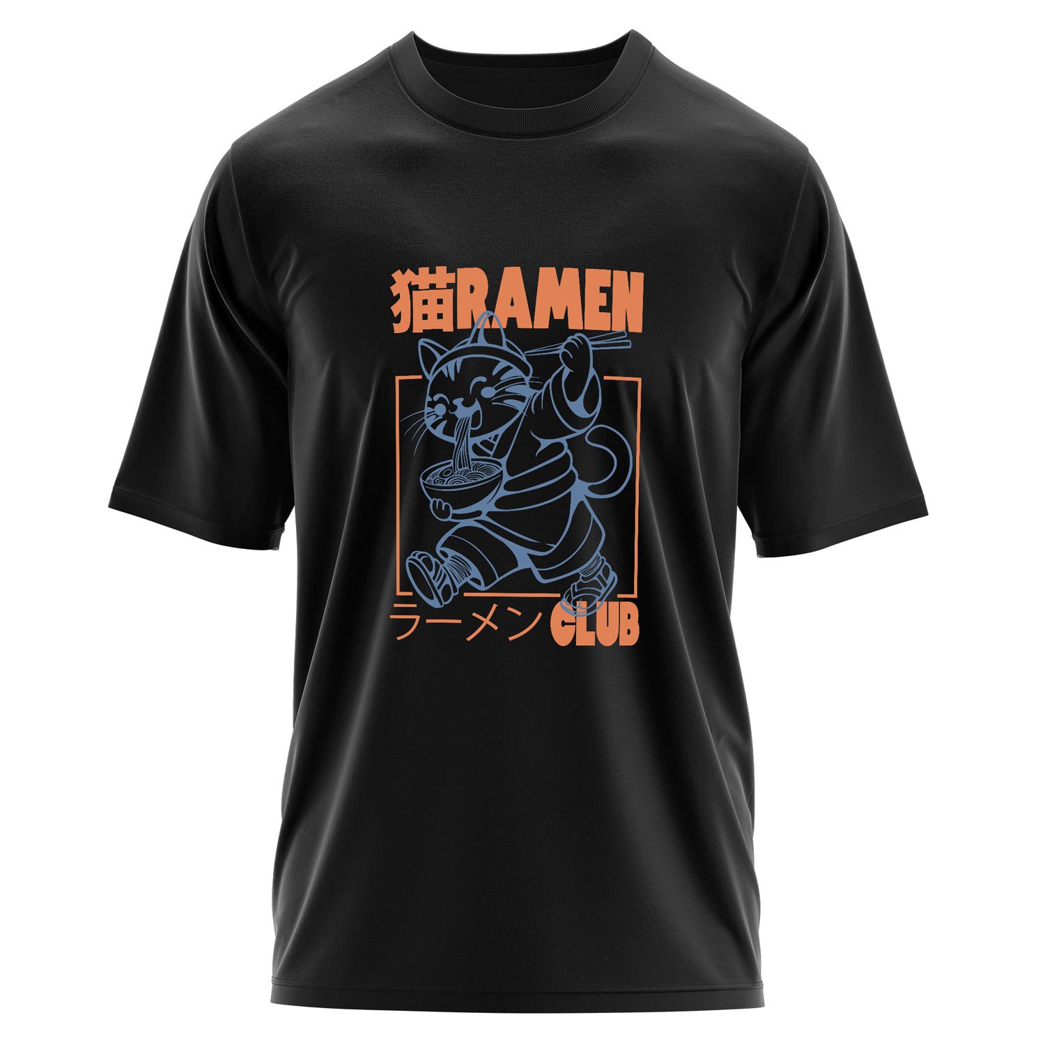 Ramen Club Oversize Tişört S - Siyah