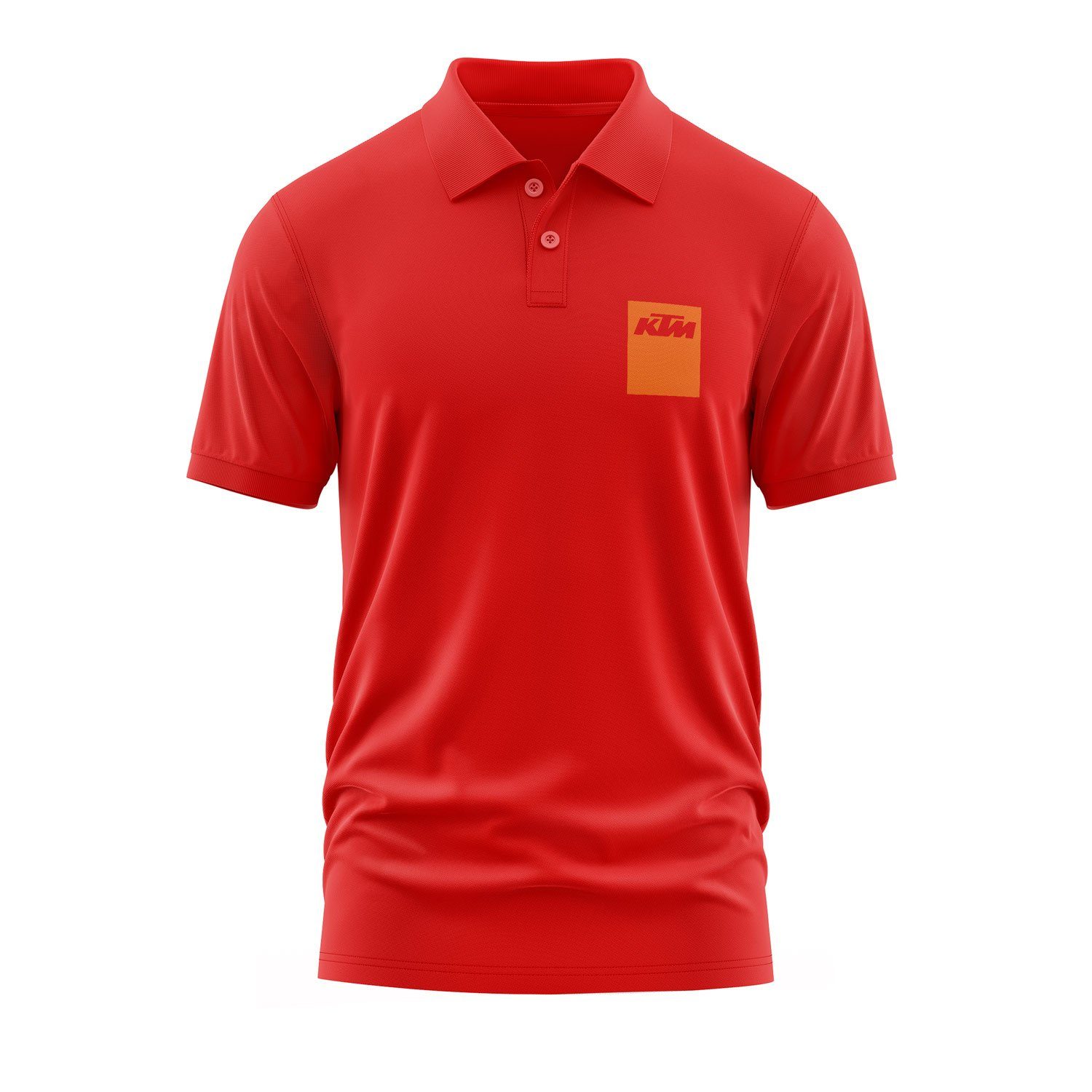 KTM Badge Polo Tişört XL - Kırmızı