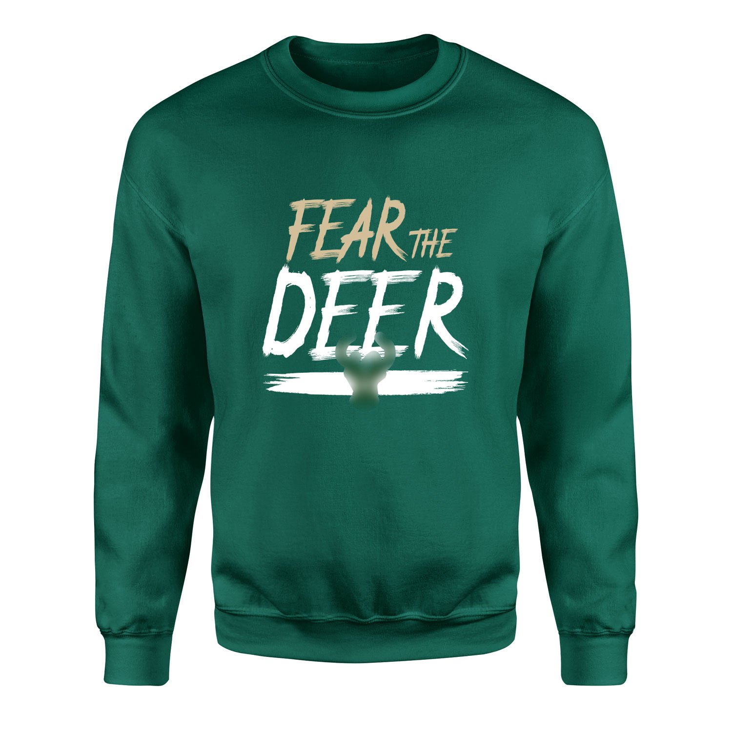 Fear the Deer Sweatshirt L - Nefti Yeşili