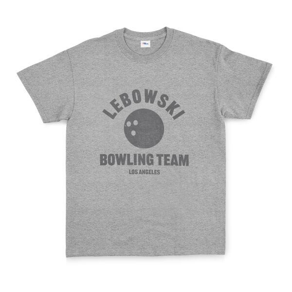 Lebowski Bowling Team Tişört XL - Gri