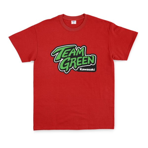 Team Green Kawasaki Racing Tişört M - Kırmızı