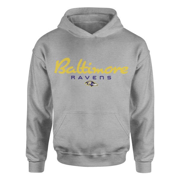 Baltimore Ravens Charm City Hoodie S - Gri