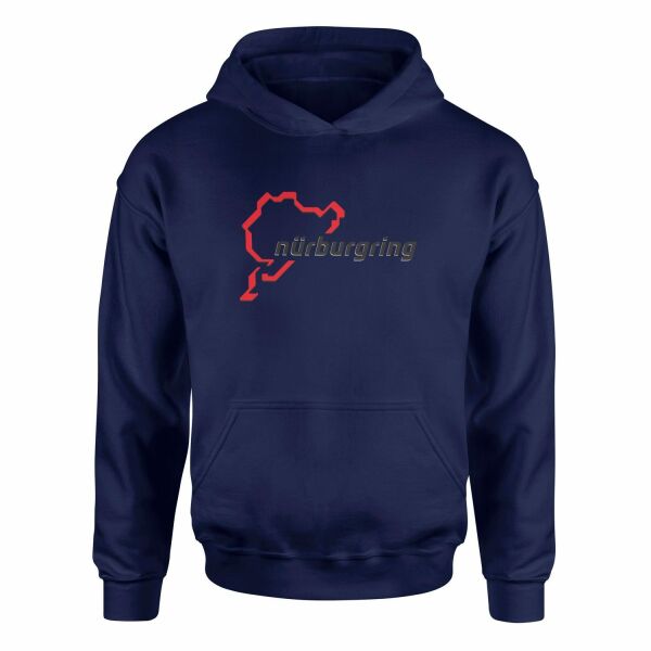 Nürburgring Big Hoodie M - İndigo Mavisi