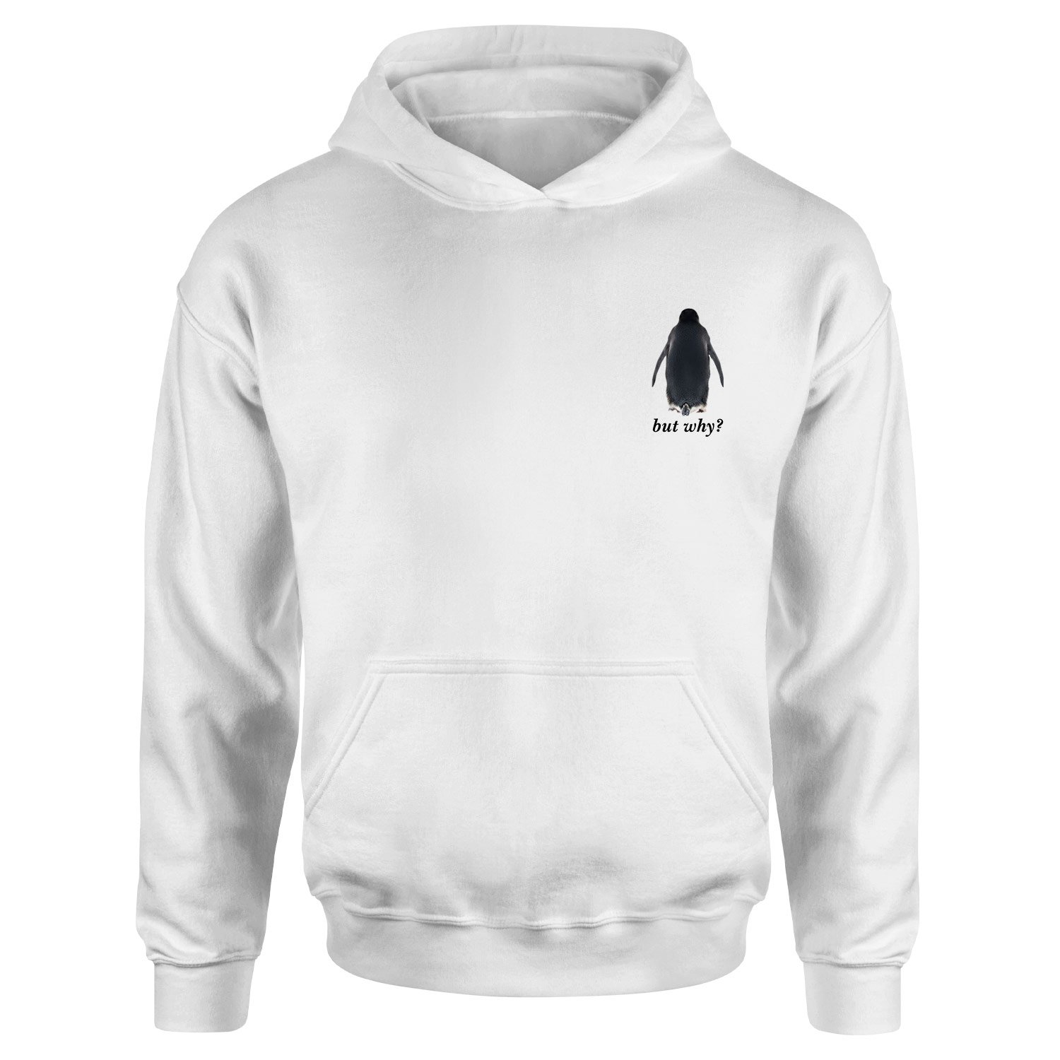 but why? Hoodie M - Beyaz