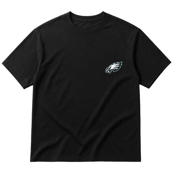Philadelphia Eagles Oversize Tişört L - Siyah