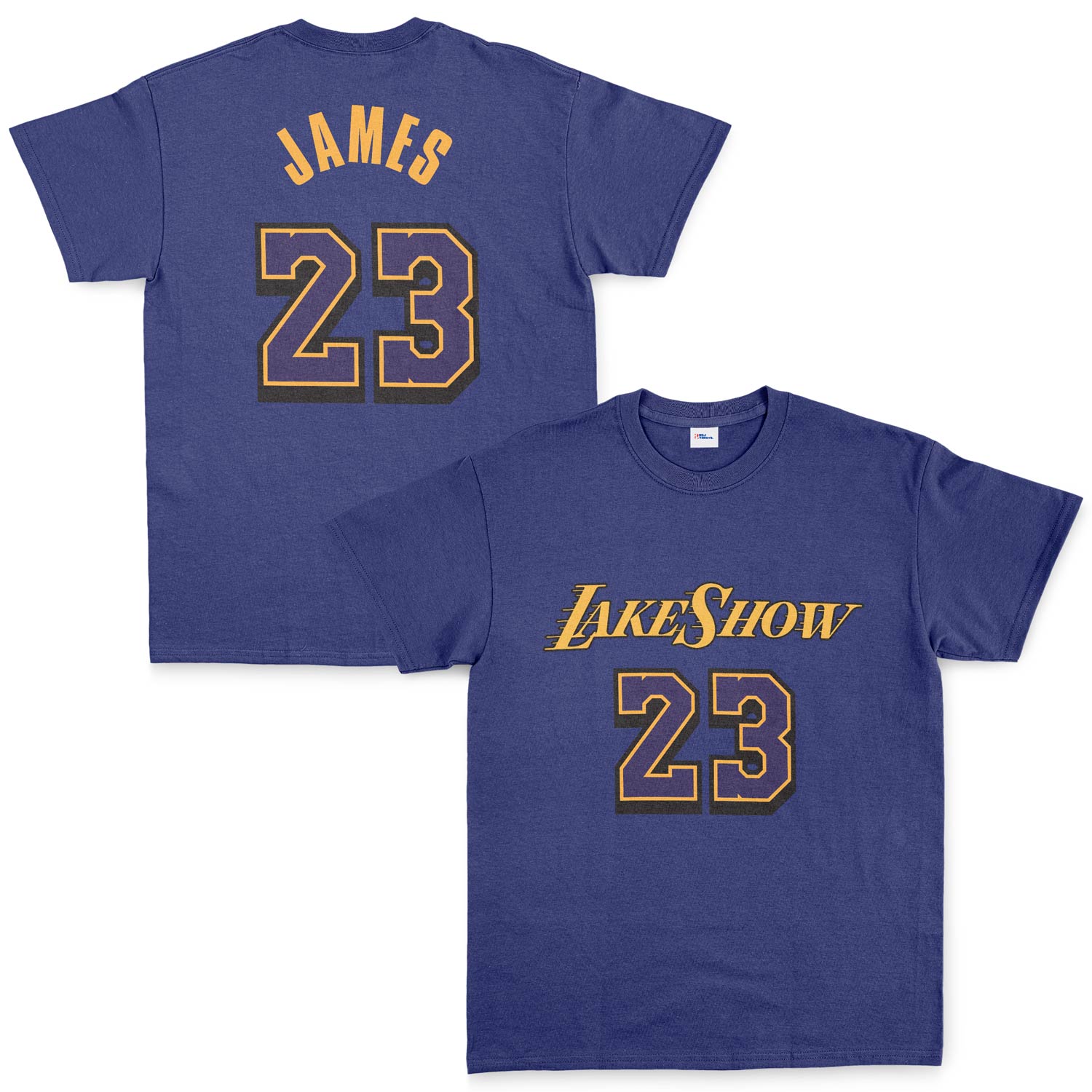 LeBron James 23 LakeShow Tişört S - İndigo Mavisi
