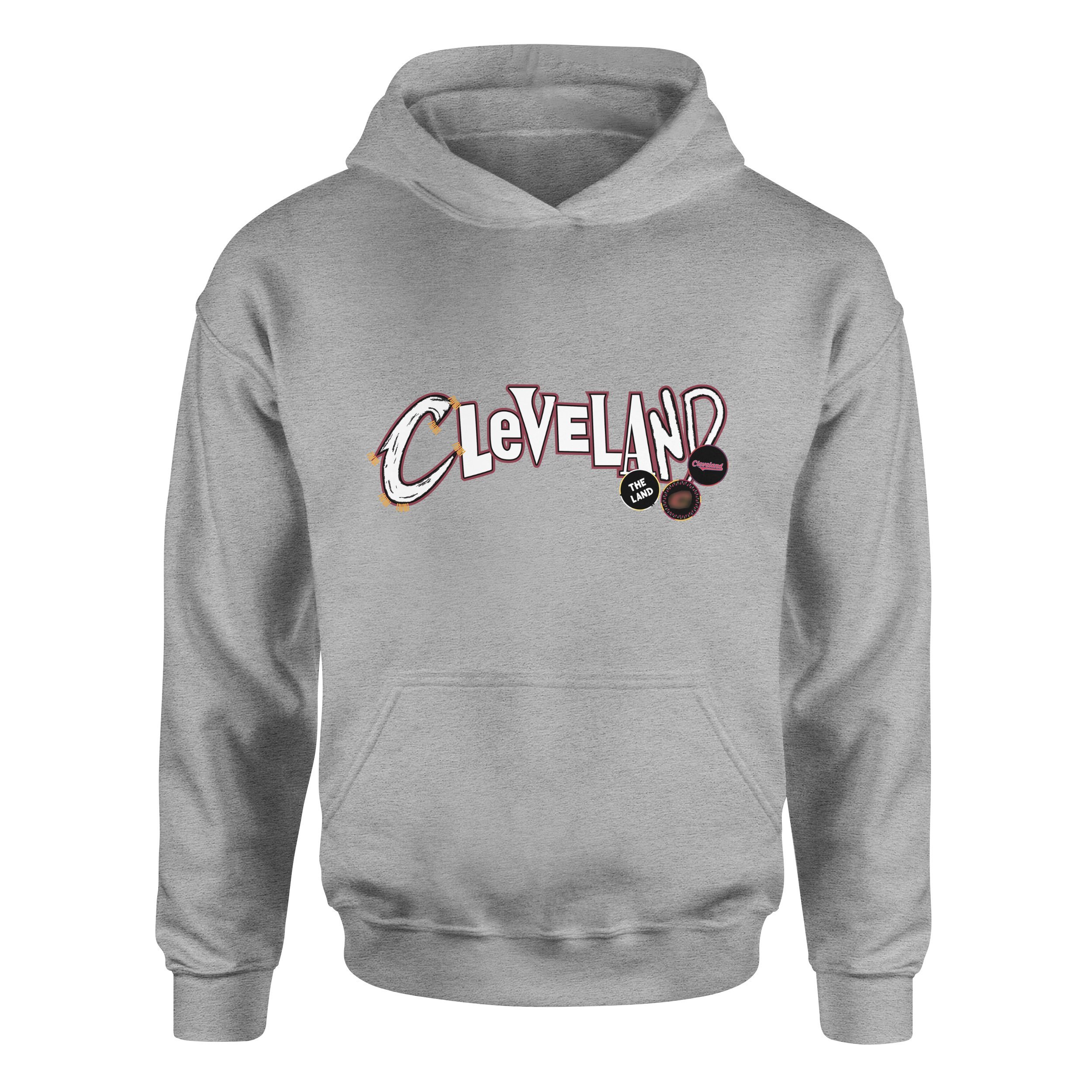 Cleveland The Land Hoodie L - Gri