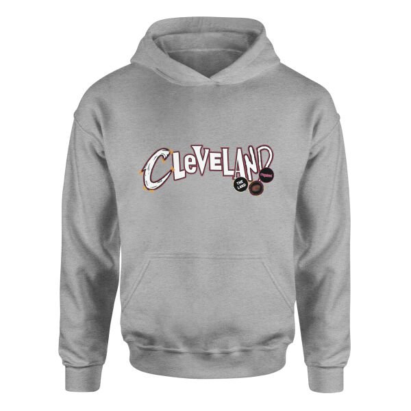 Cleveland The Land Hoodie L - Gri