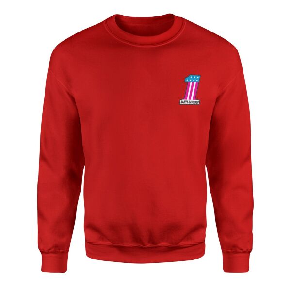 Harley-Davidson 1 Sweatshirt L - Kırmızı