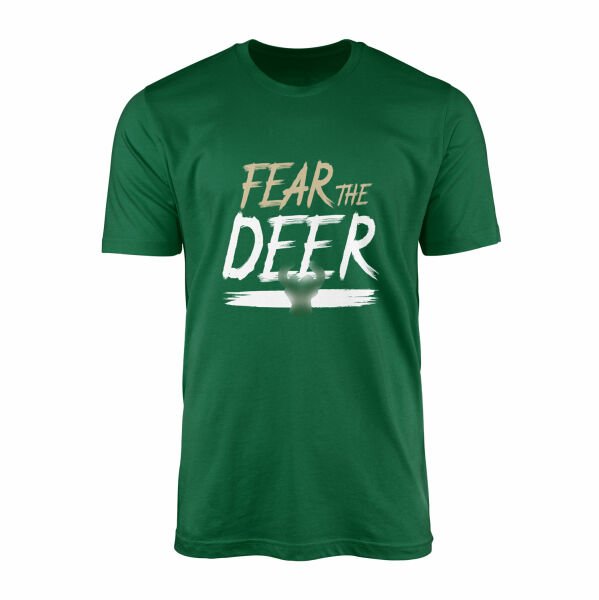 Fear the Deer Tişört S - Nefti Yeşili
