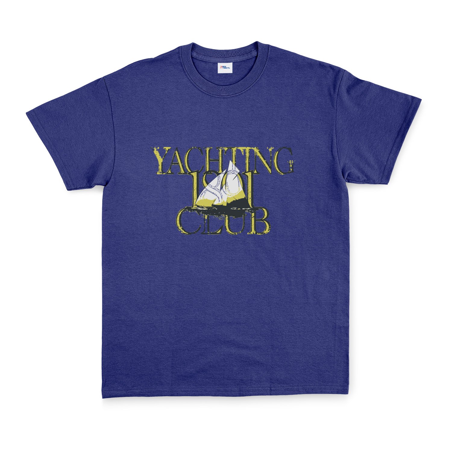 Yachting 1891 Club Tişört XXL - İndigo Mavisi