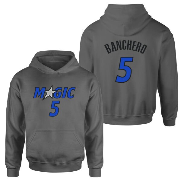 Paolo Banchero 5 Magic Forma Hoodie S - Füme