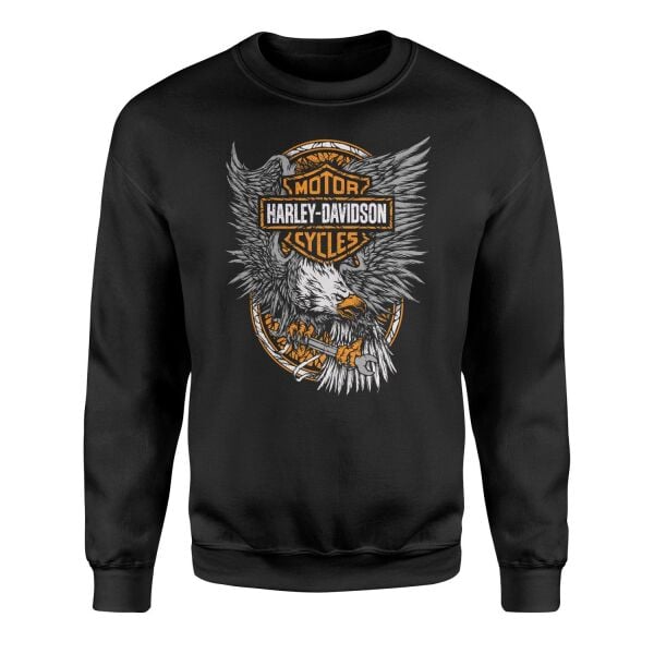 Harley-Davidson Motorcycles Sweatshirt M - Siyah | OUTLET