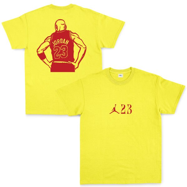 MJ 23 Unstoppable Red |  Air Jordan Tişört M - Sarı
