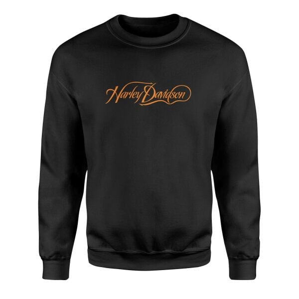 Harley-Davidson Script Sweatshirt M - Siyah | OUTLET