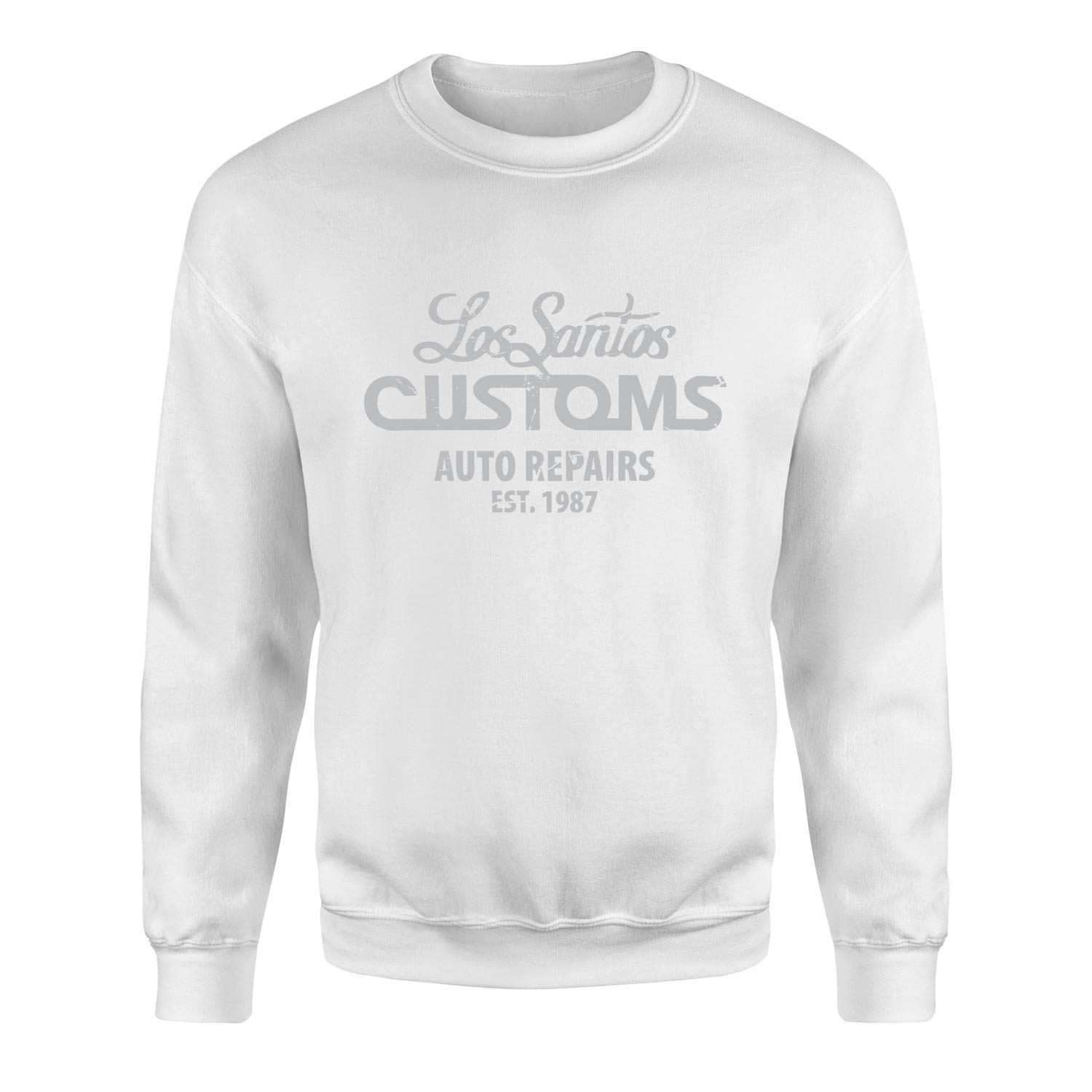 Los Santos Customs Sweatshirt XXL - Beyaz
