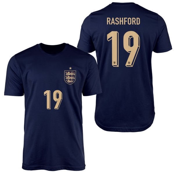 Marcus Rashford | İngiltere 24 Forma Tişört S - Siyah