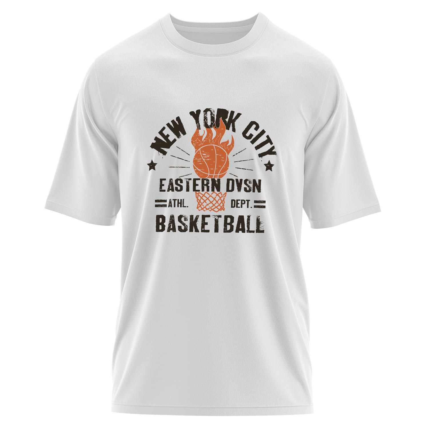 NYC Eastern DVSN Oversize Tişört L - Beyaz