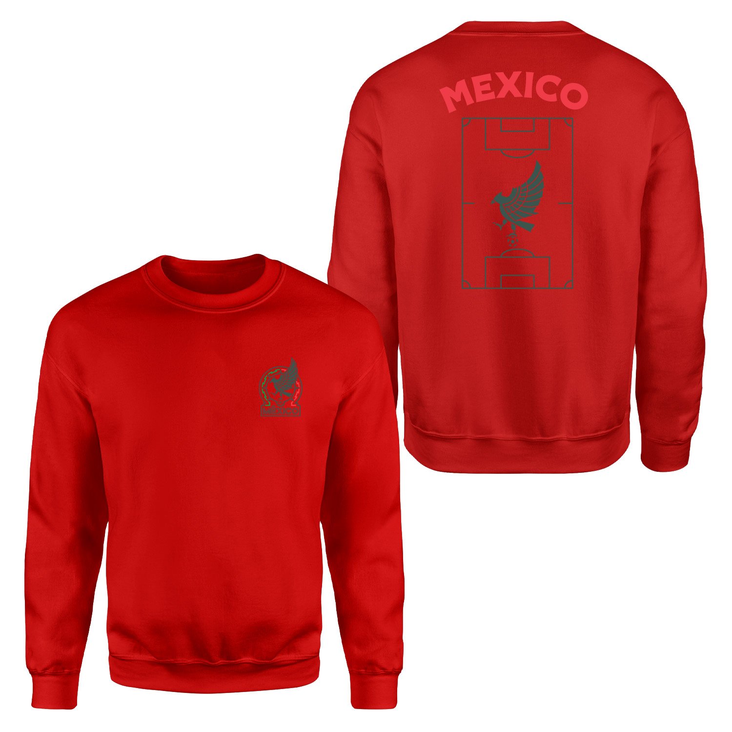 Meksika Dünya Kupası 2026 Sweatshirt XXL - Kırmızı