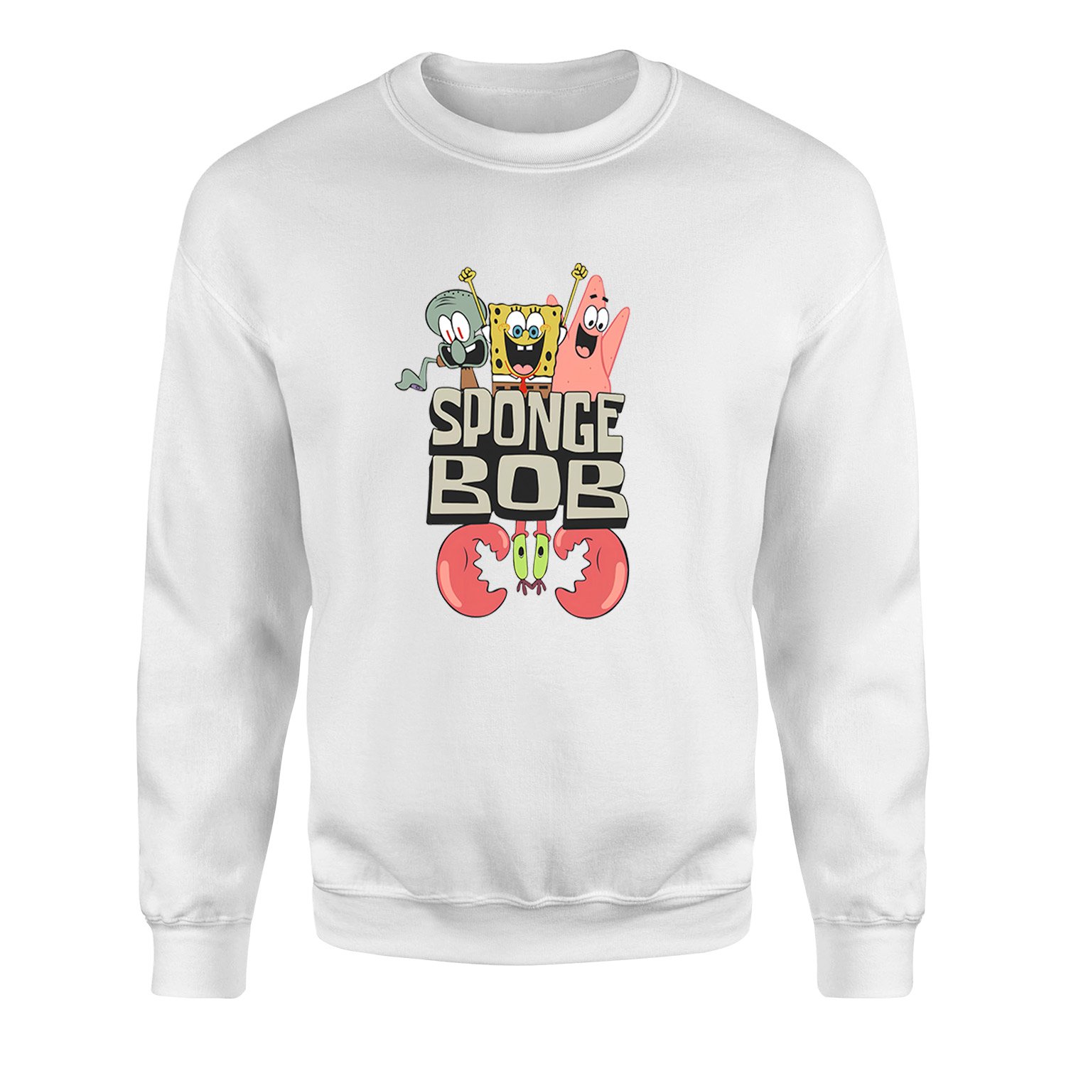 Sünger Bob Sweatshirt M - Beyaz
