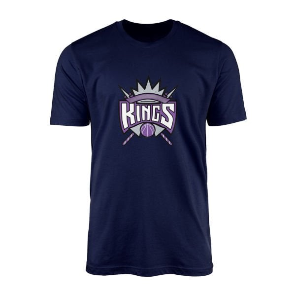 Kings Tişört L - İndigo Mavisi