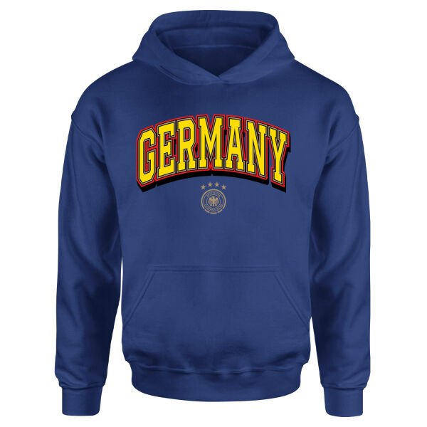 Almanya 2026 Varsity Hoodie M - İndigo Mavisi